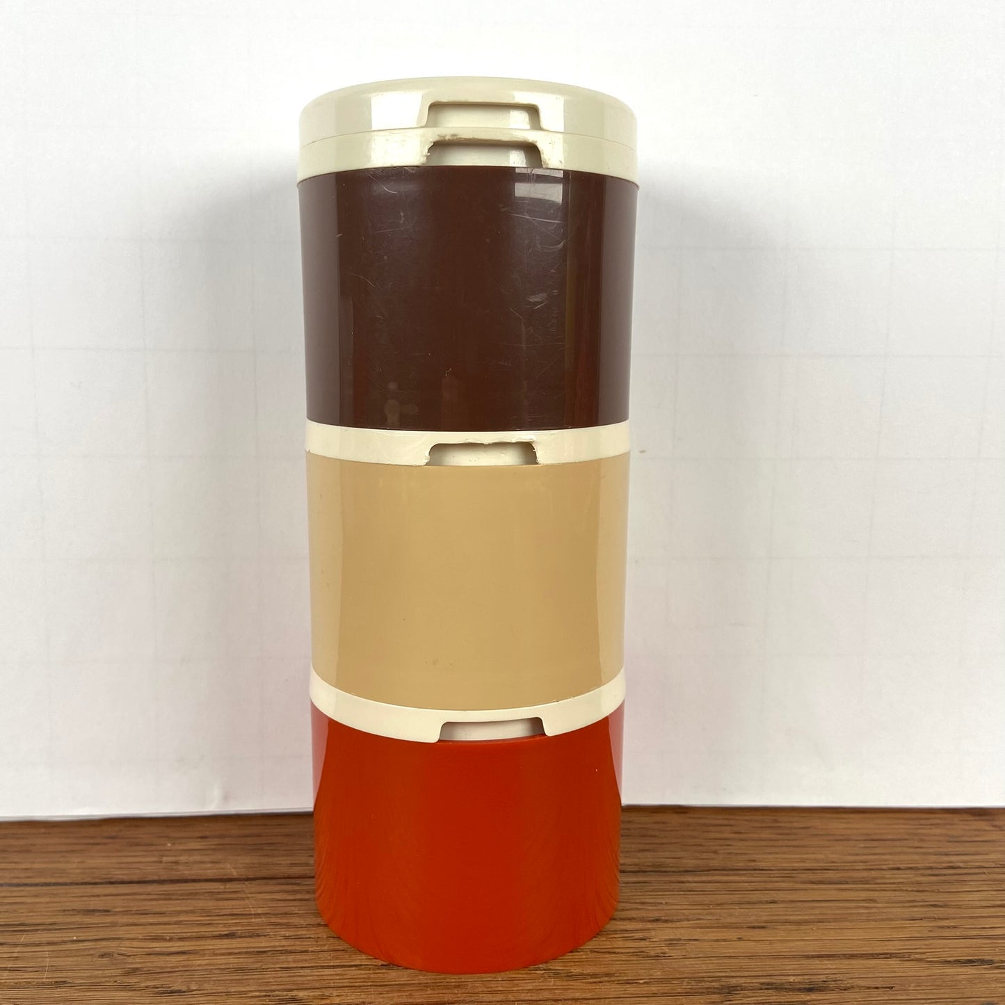 Vintage tupperware torentje zout peper mosterd