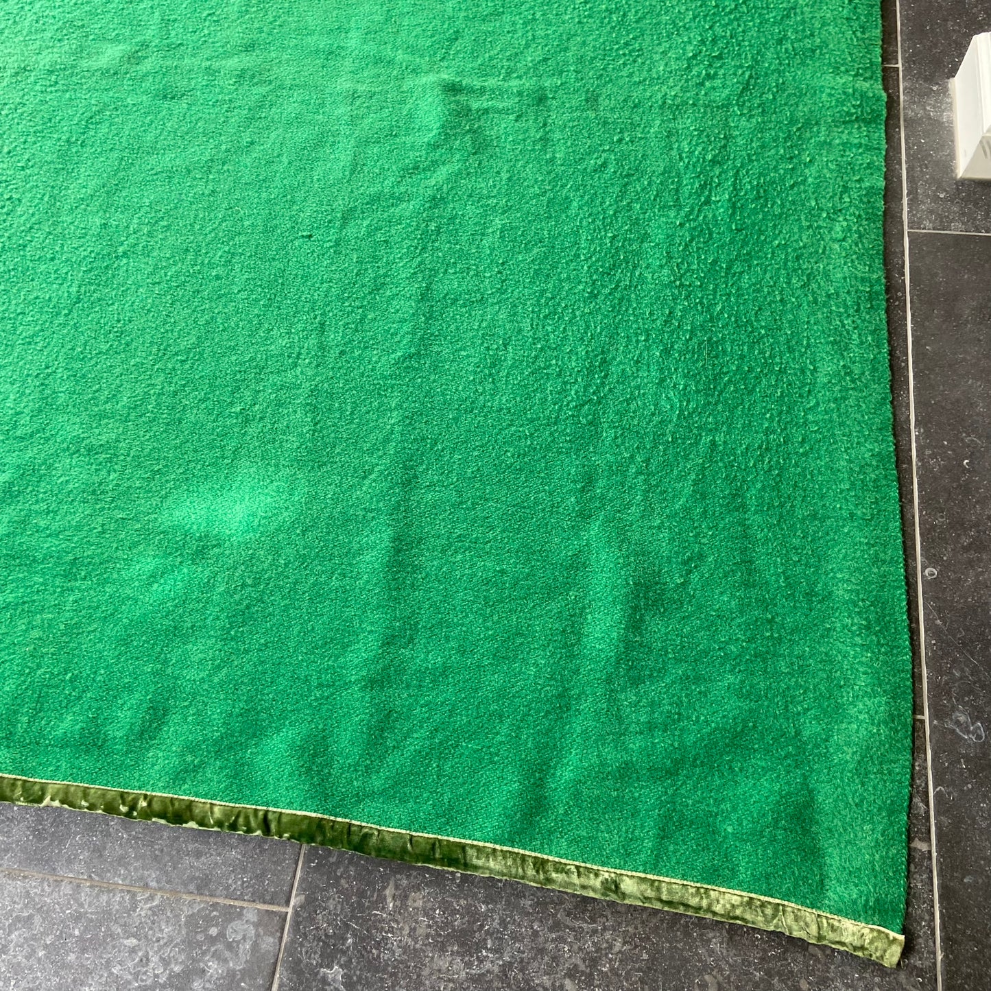 Groene wollen deken