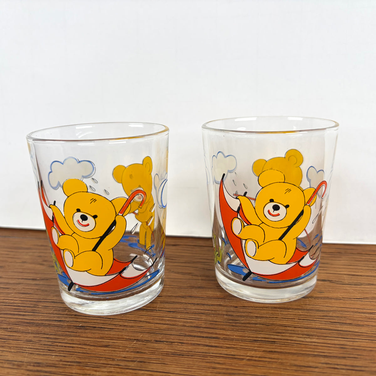 Vintage kinderglaasjes beertjes