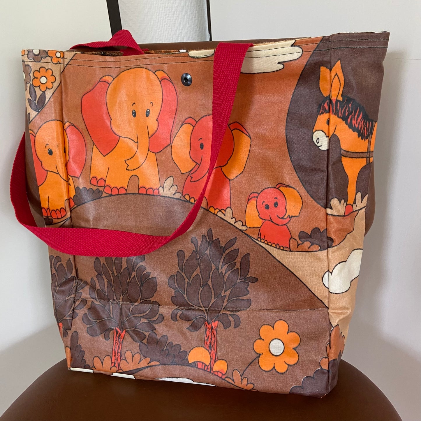 Boxkleed tas olifanten en hondjes