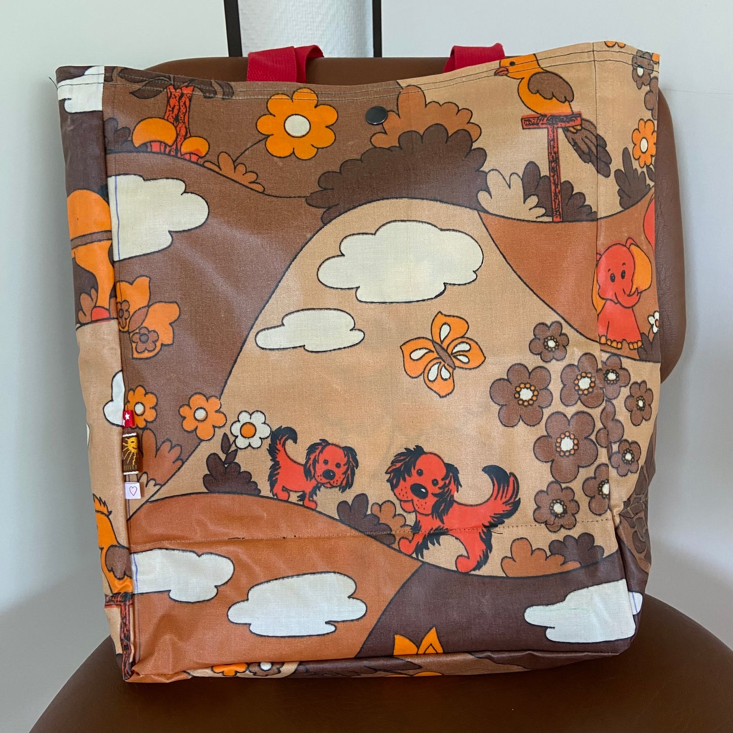 Boxkleed tas olifanten en hondjes