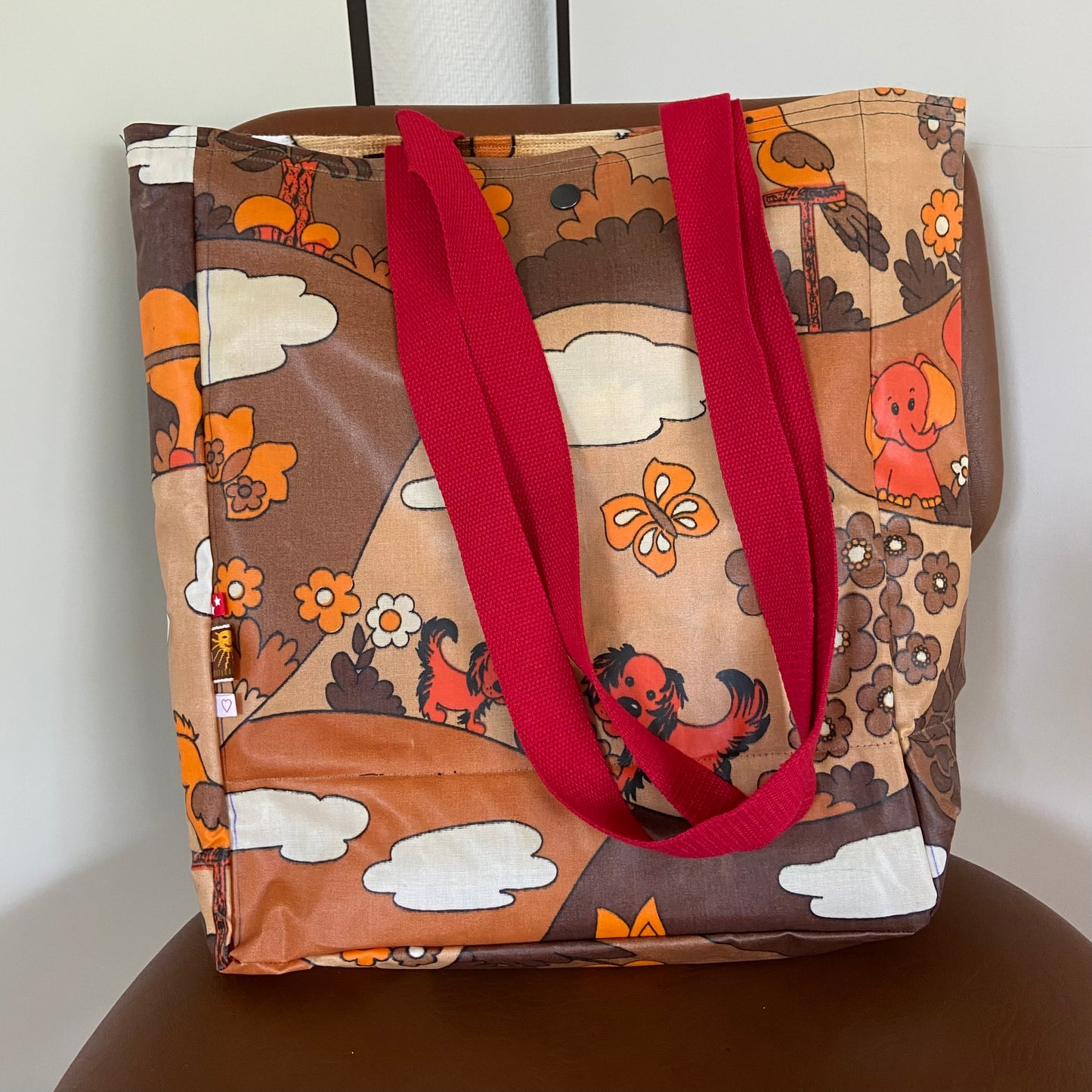 Boxkleed tas olifanten en hondjes