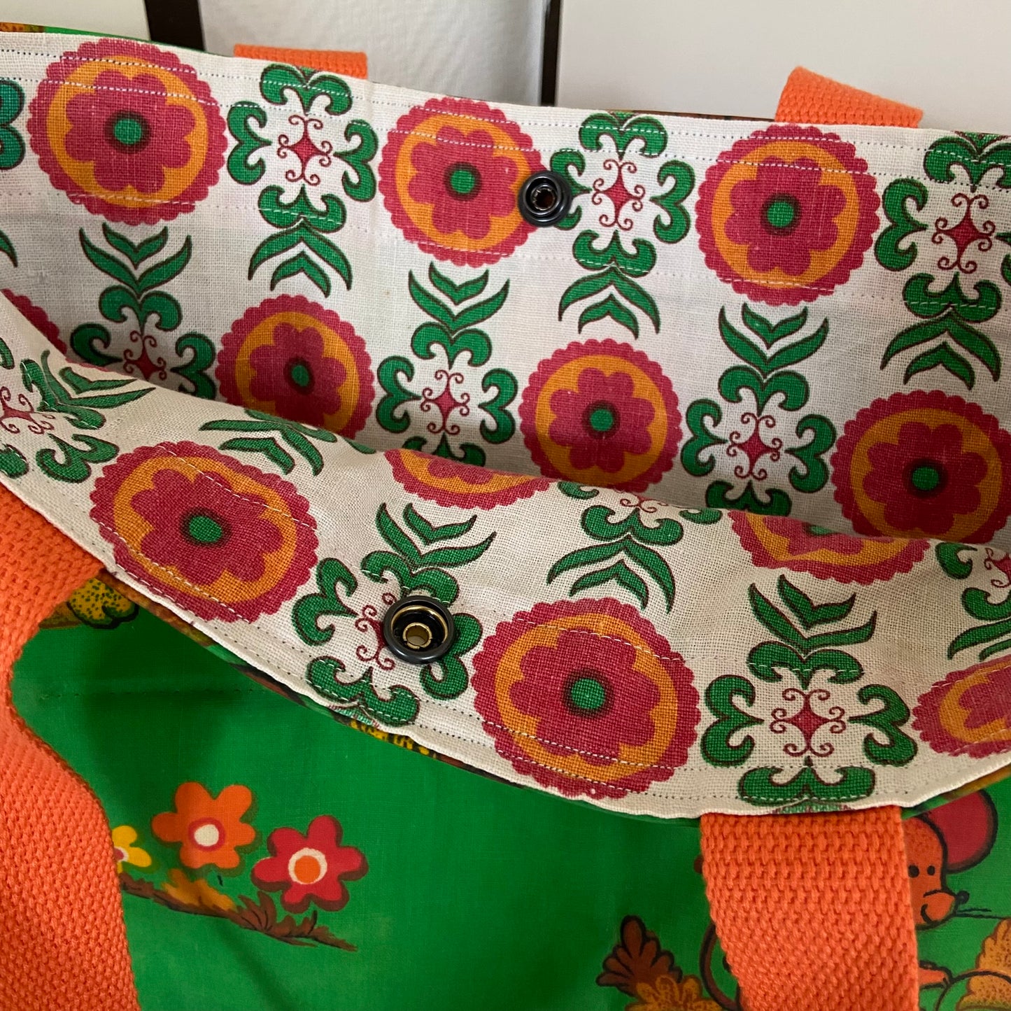 Boxkleed tas groen bos