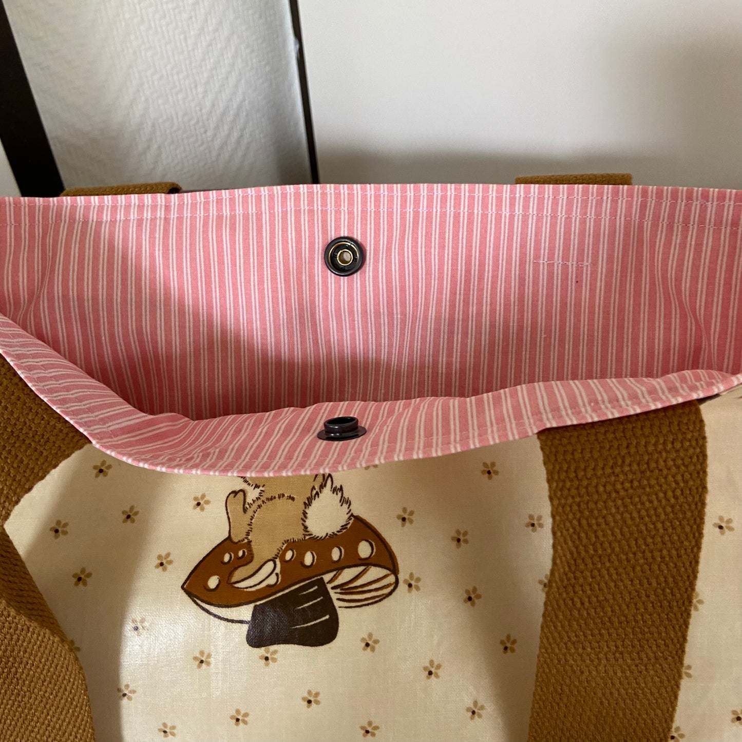Boxkleed tas crème konijnen