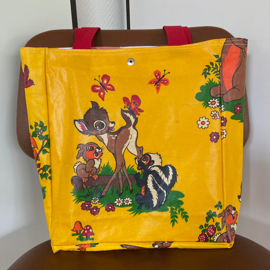 Boxkleed tas Bambi geel