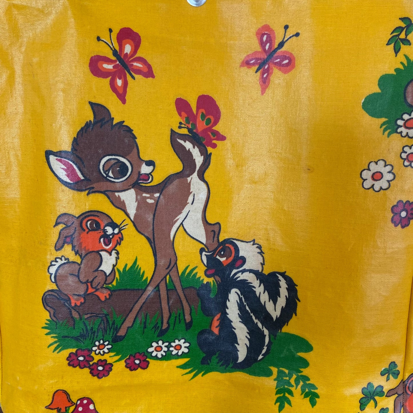 Boxkleed tas Bambi geel