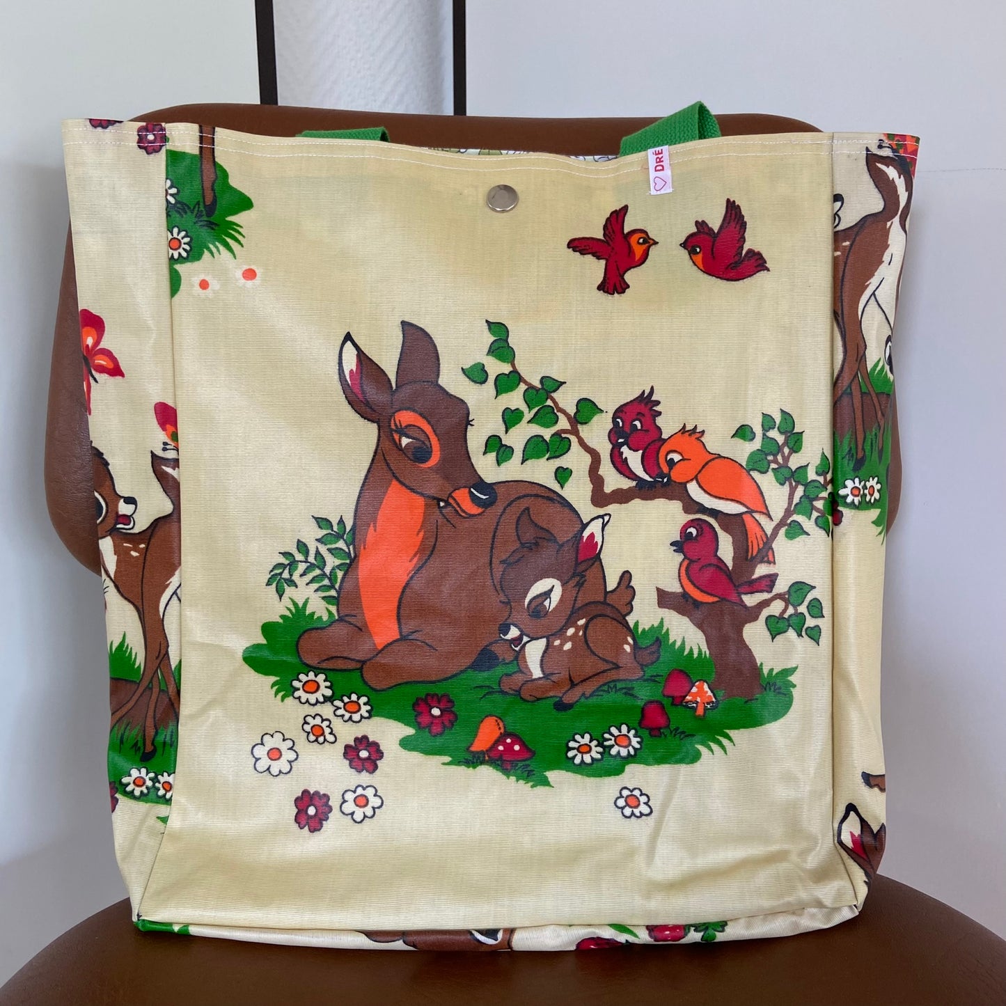 Boxkleed tas Bambi crème