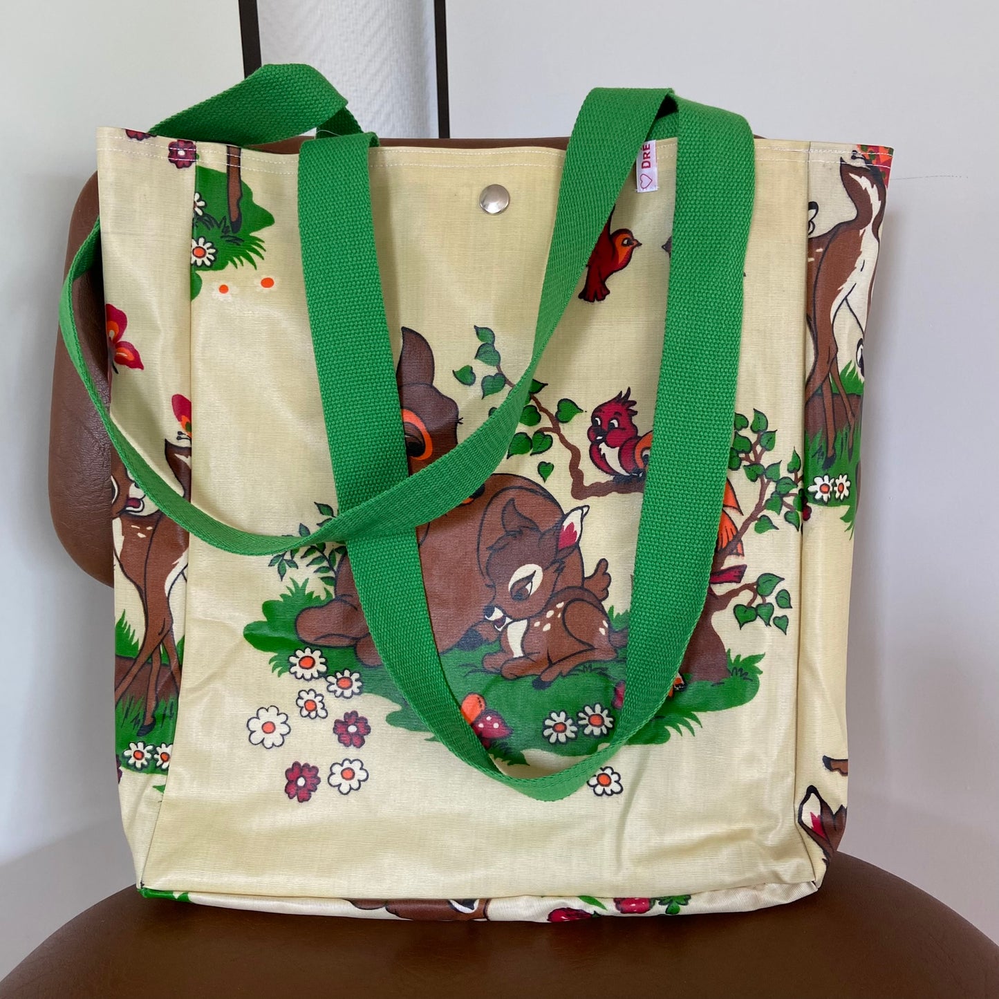 Boxkleed tas Bambi crème