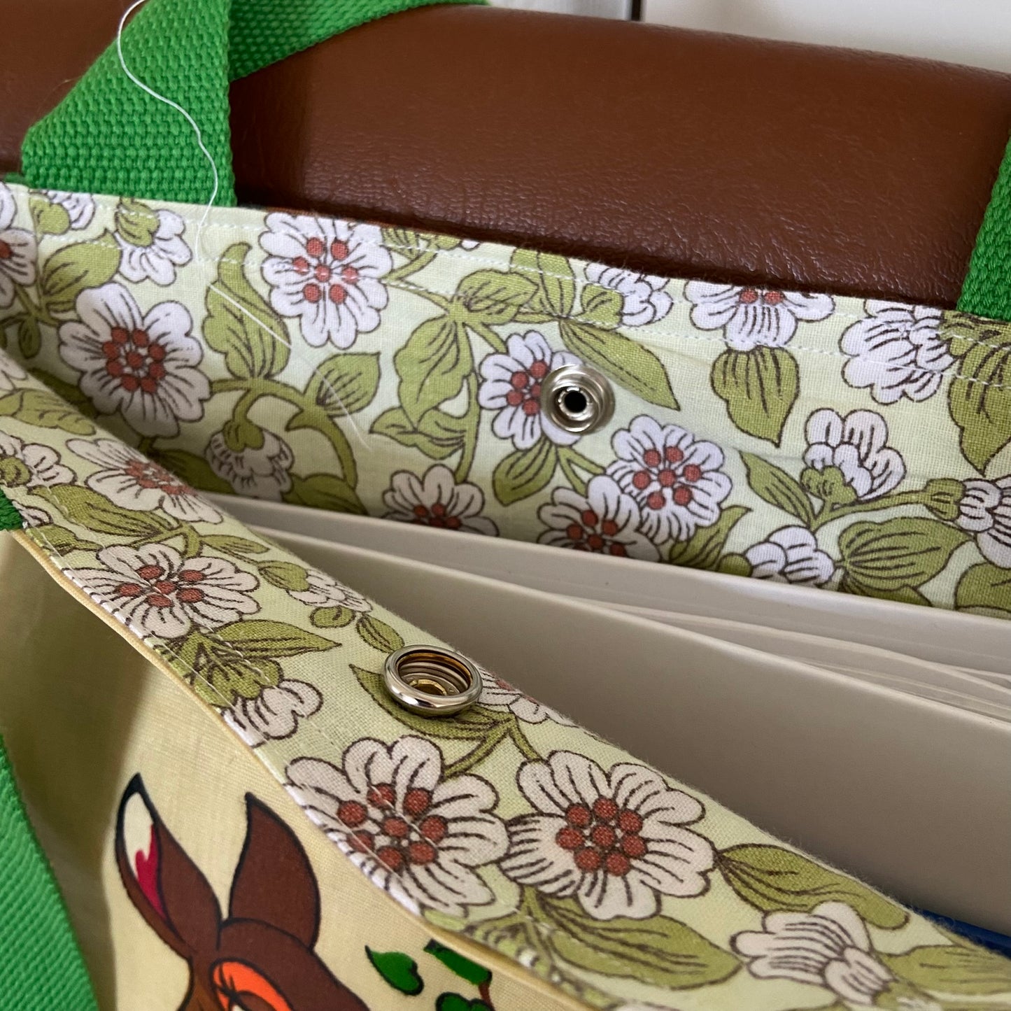 Boxkleed tas Bambi crème