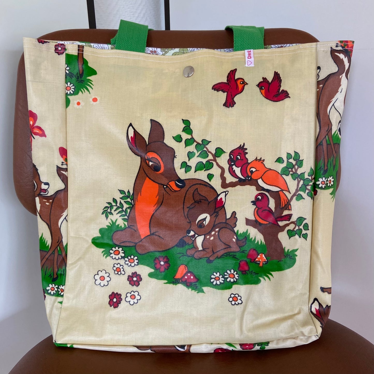 Boxkleed tas Bambi crème