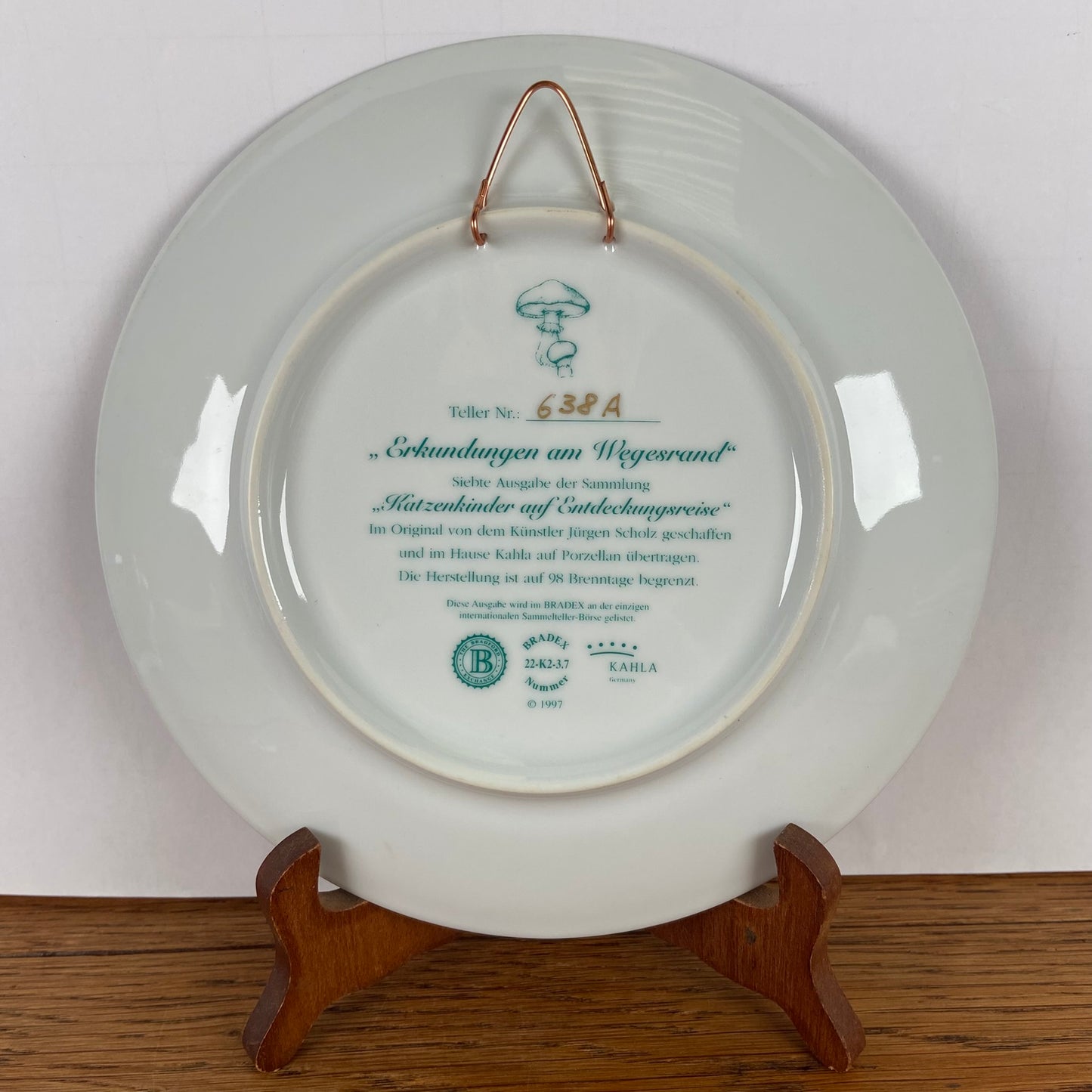 Wandbord katten "Erkundungen am Wegesrand"