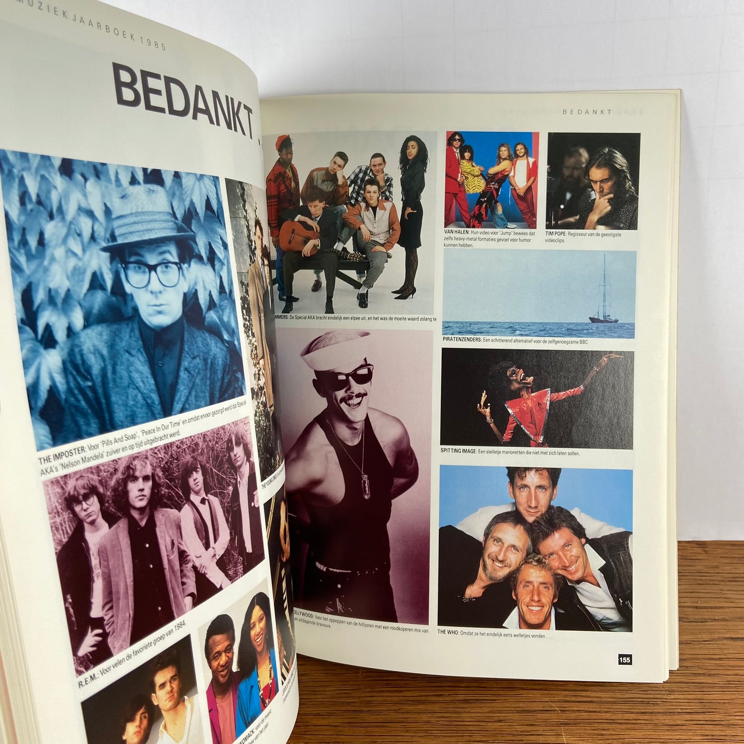 Boek Popmuziek jaarboek 1985