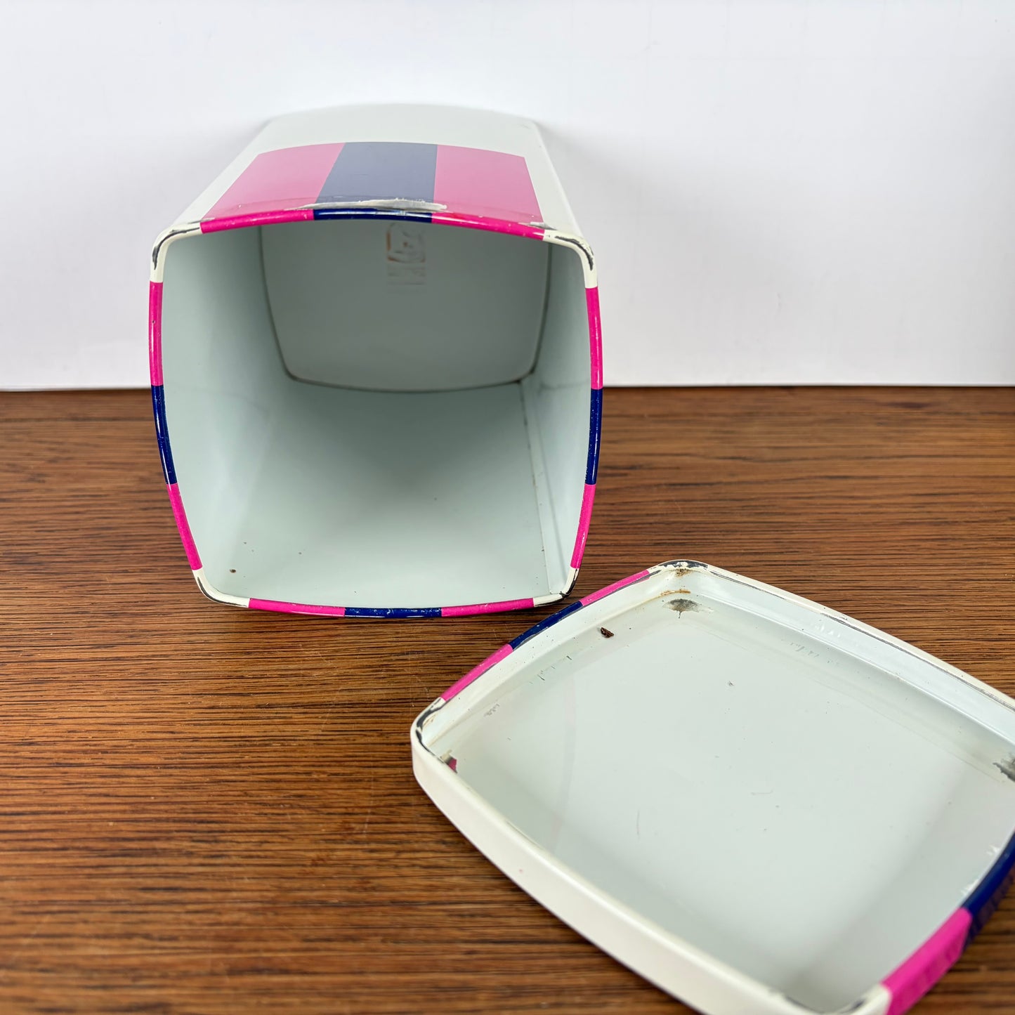 Vintage blik Simel roze
