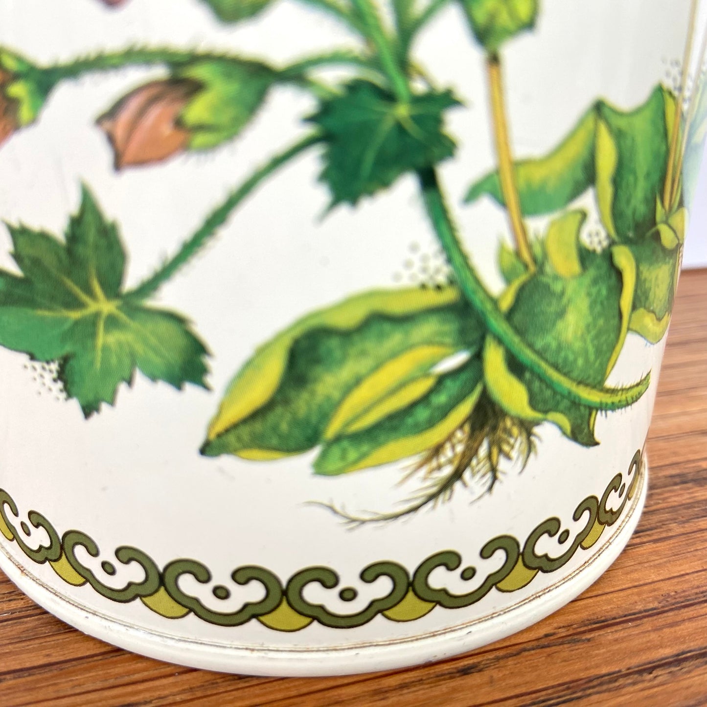 Vintage blik wilde bloemen