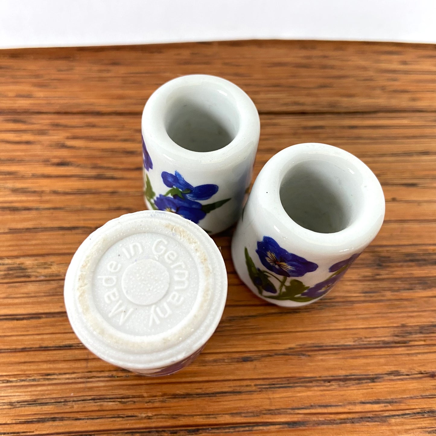 3 vintage mini kandelaars