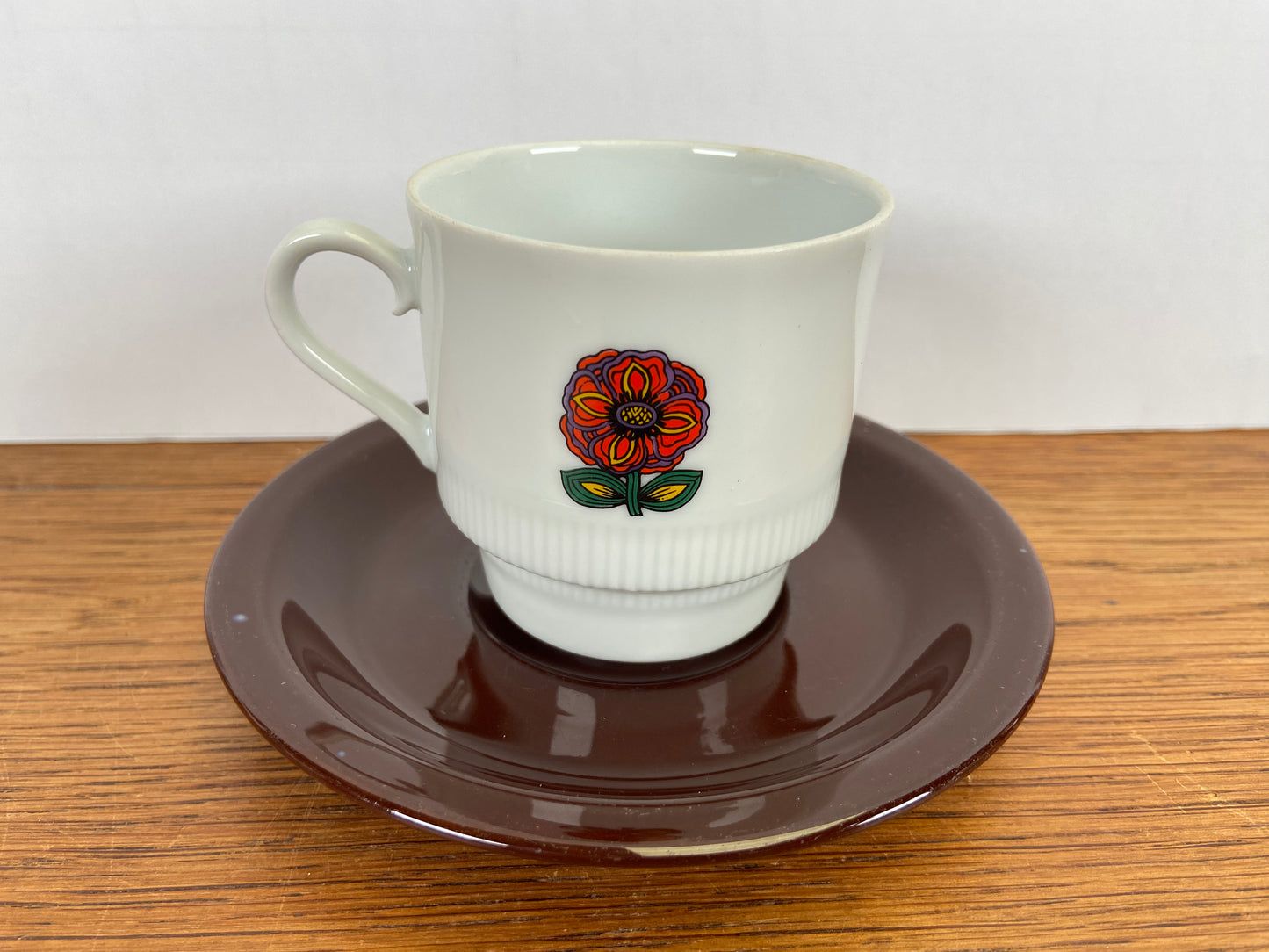 Vintage kop en schotel