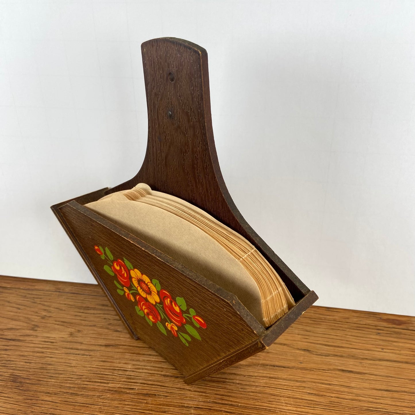 Vintage koffiefilter houder