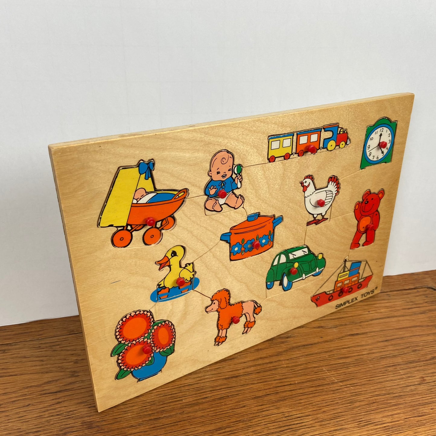 Vintage houten Puzzel