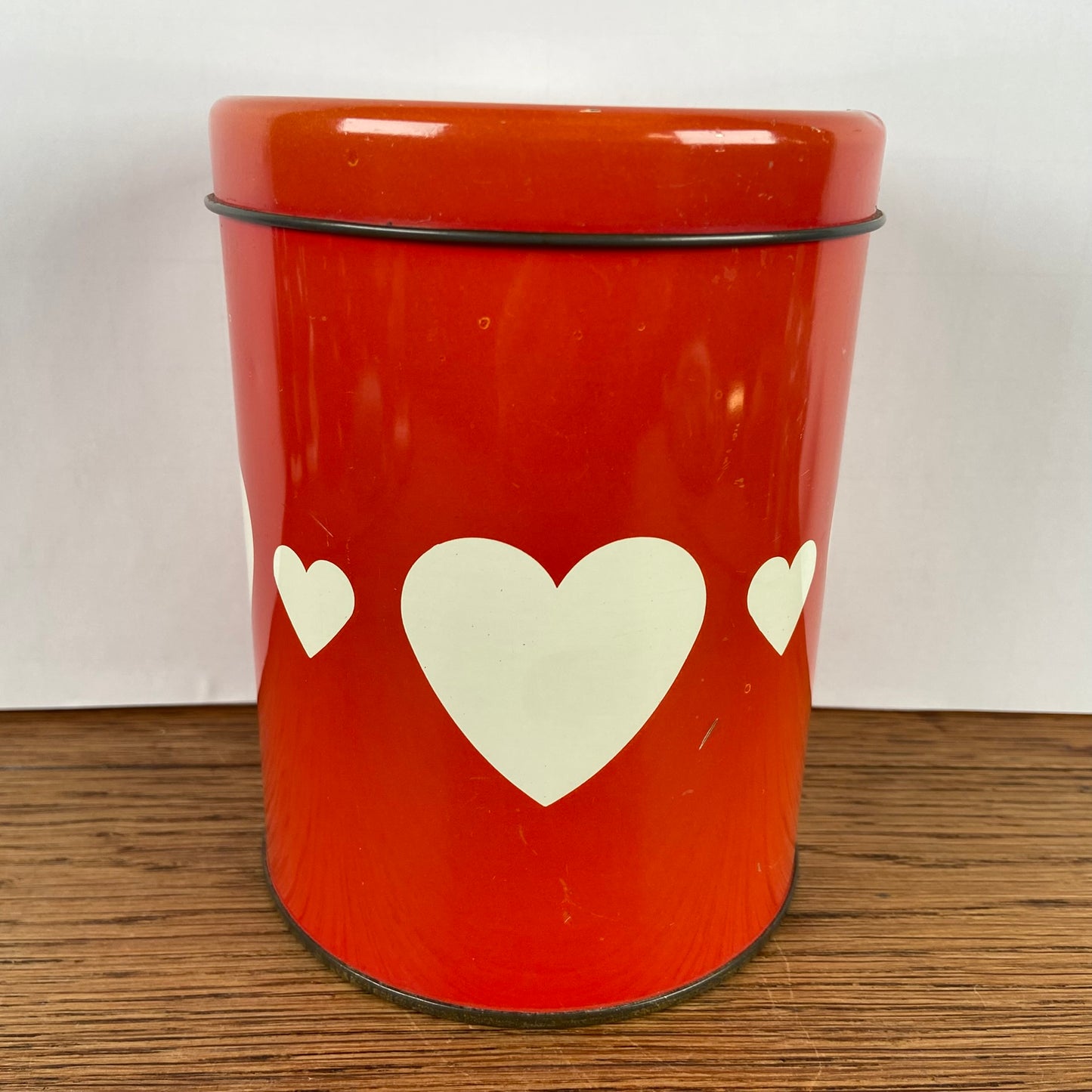 Vintage hartjes blik