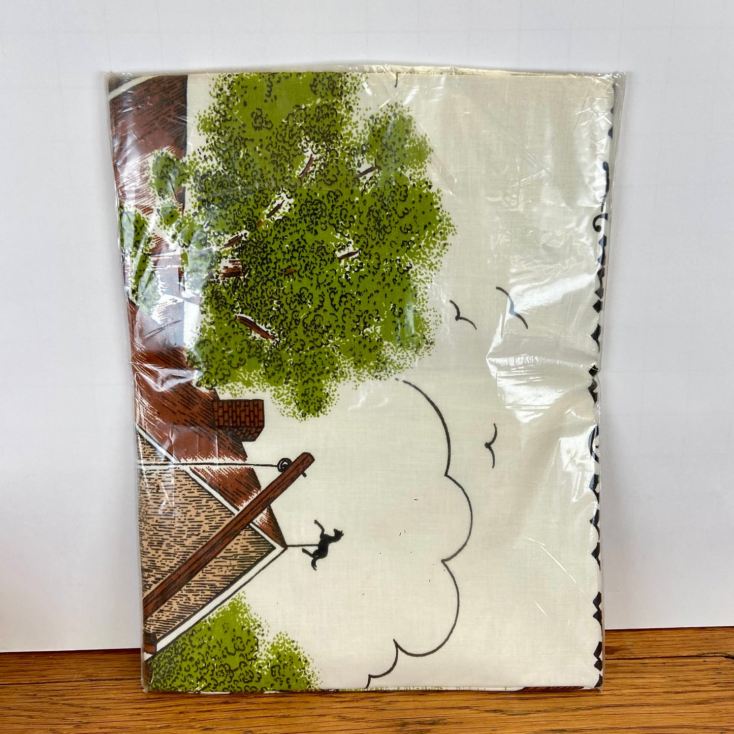 Vintage overhanddoek Eigen Haard is Goud Waard