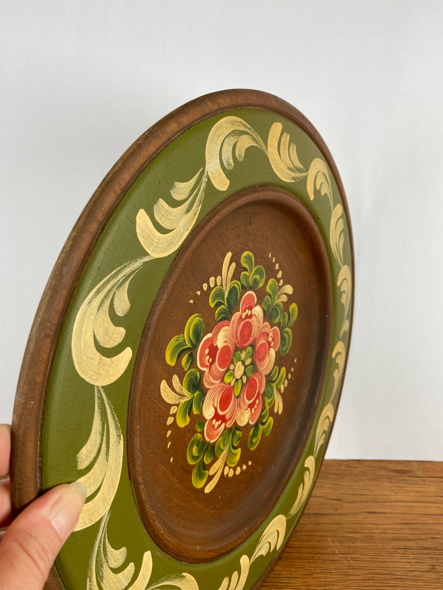 Decoratief houten wandbord