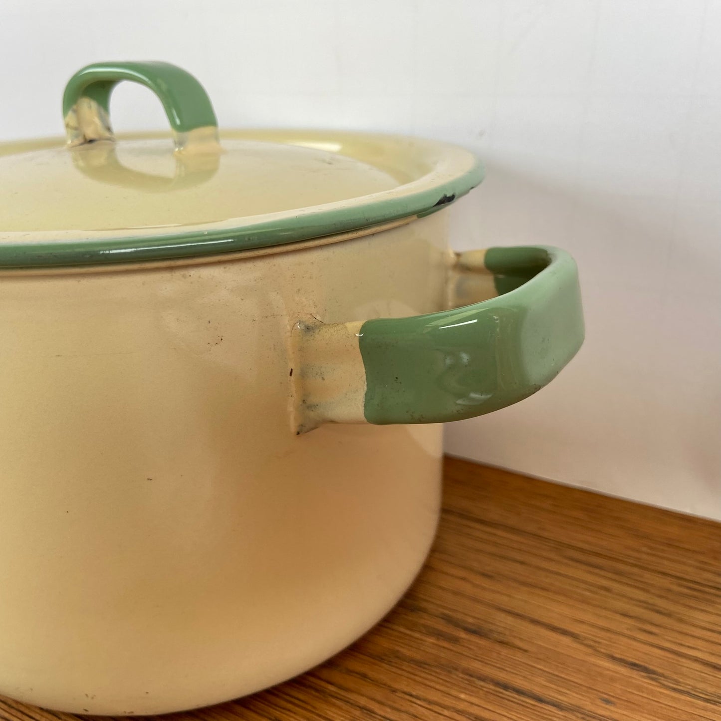 Vintage emaille pan