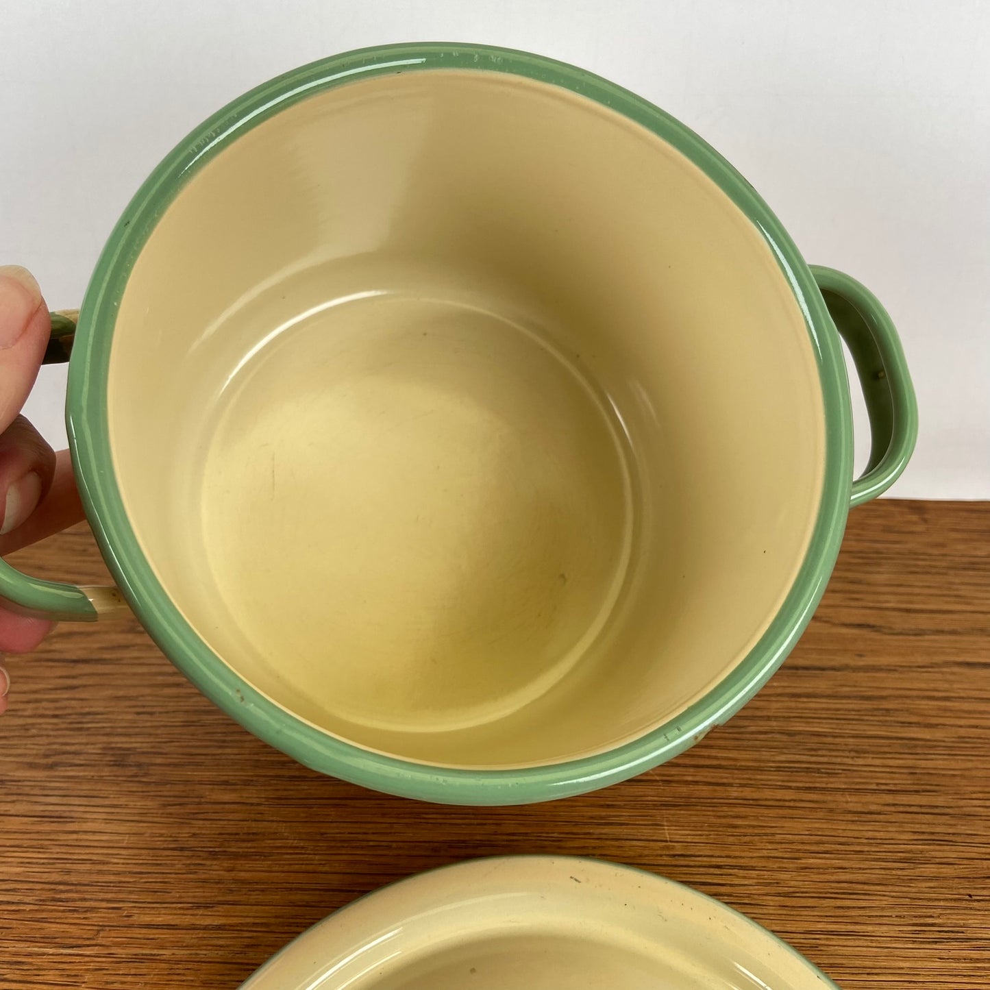 Vintage emaille pan