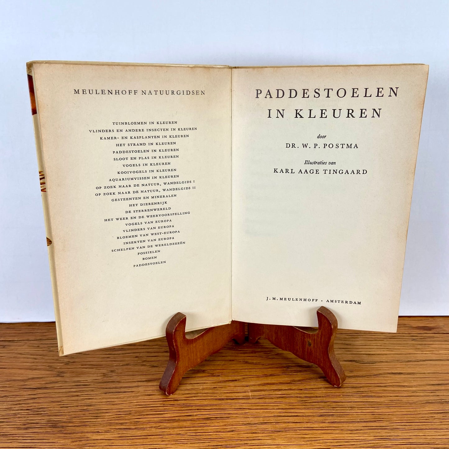 Vintage boekje Paddestoelen in kleuren