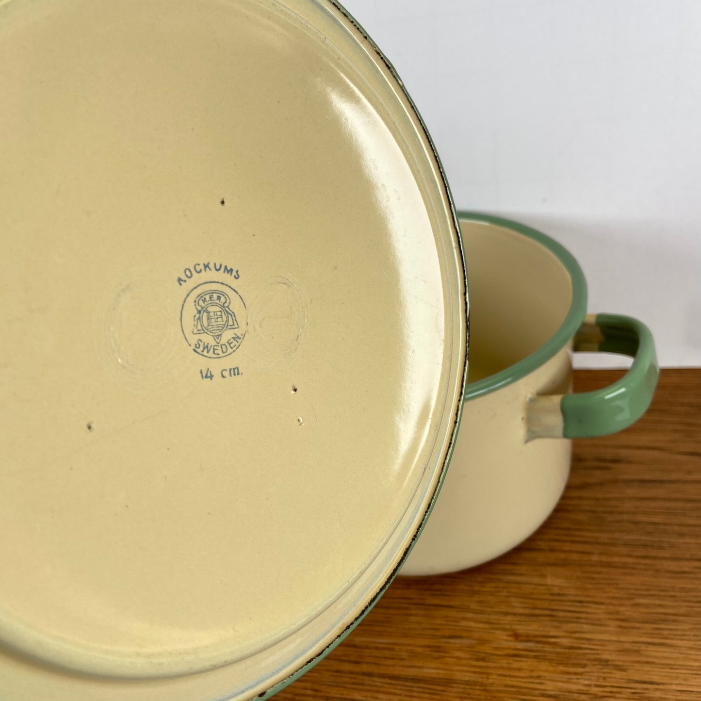 Vintage emaille pan