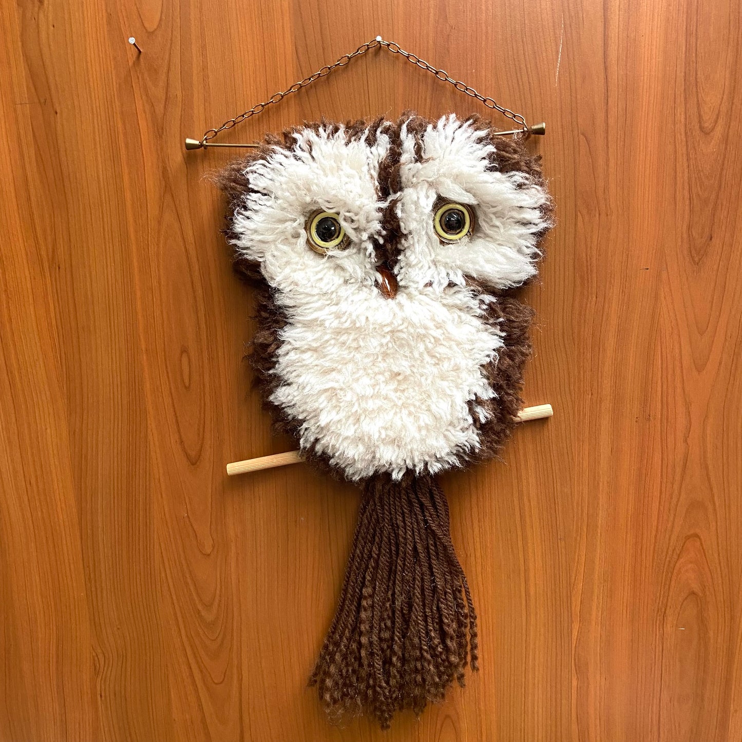 Vintage wandhanger uil