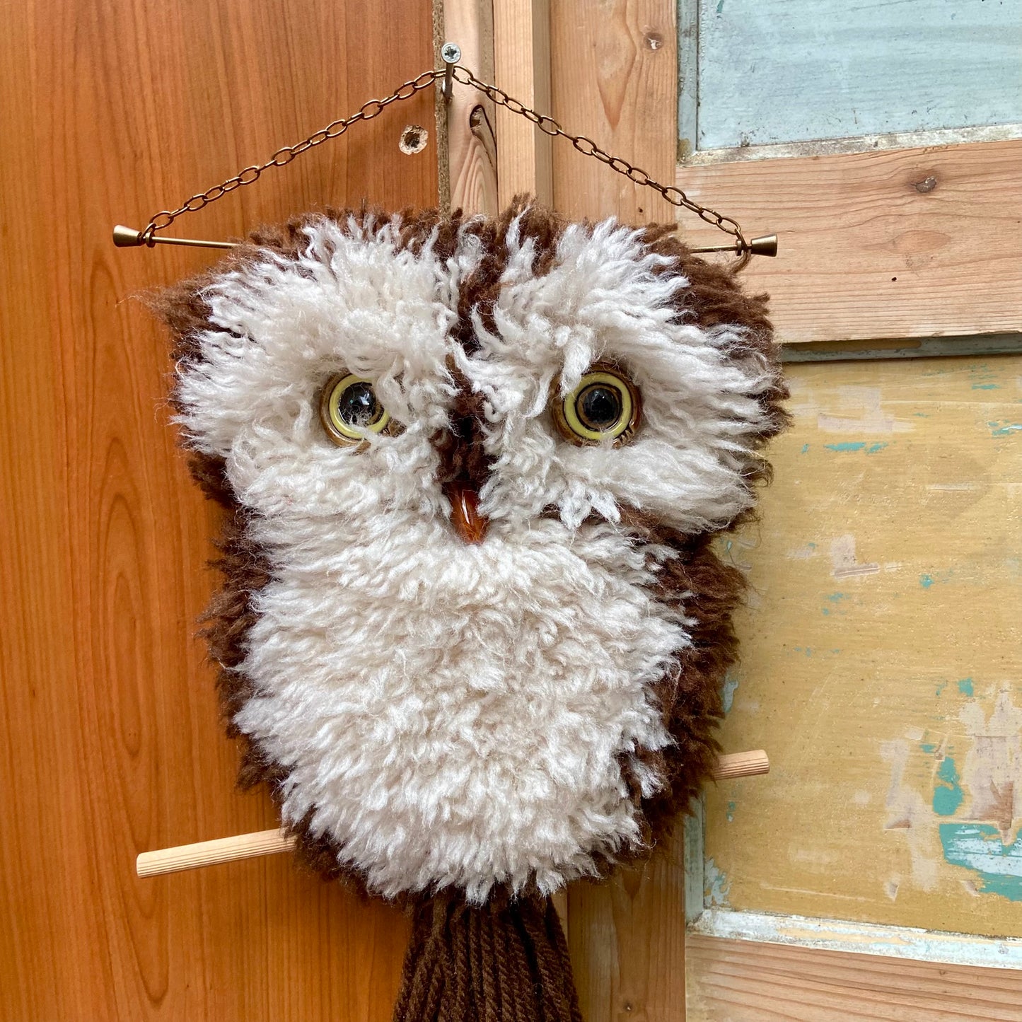Vintage wandhanger uil