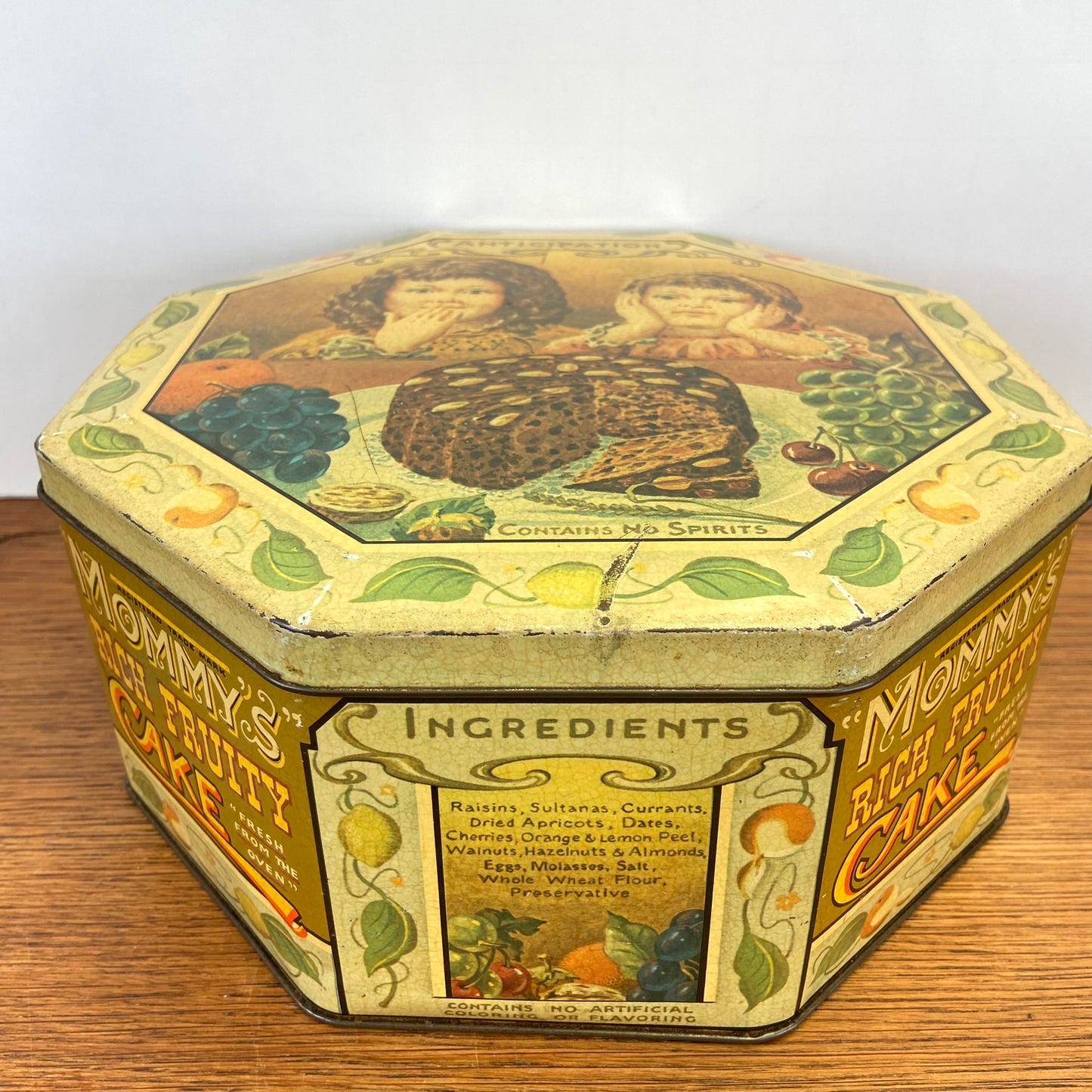 Vintage blik Mommy's Rich Fruity Cake