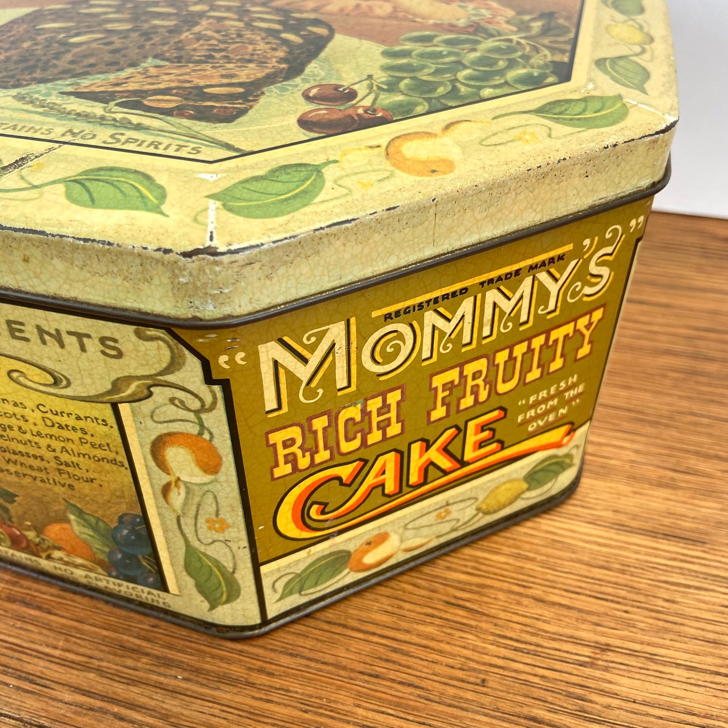 Vintage blik Mommy's Rich Fruity Cake