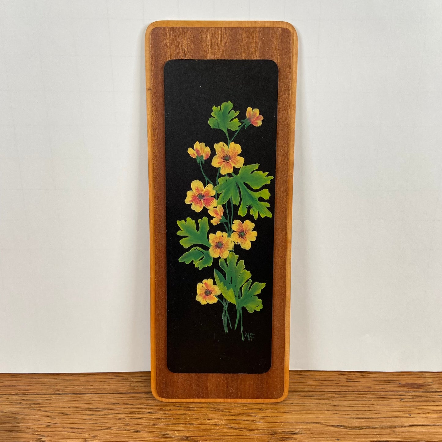 Vintage schilderij bloem