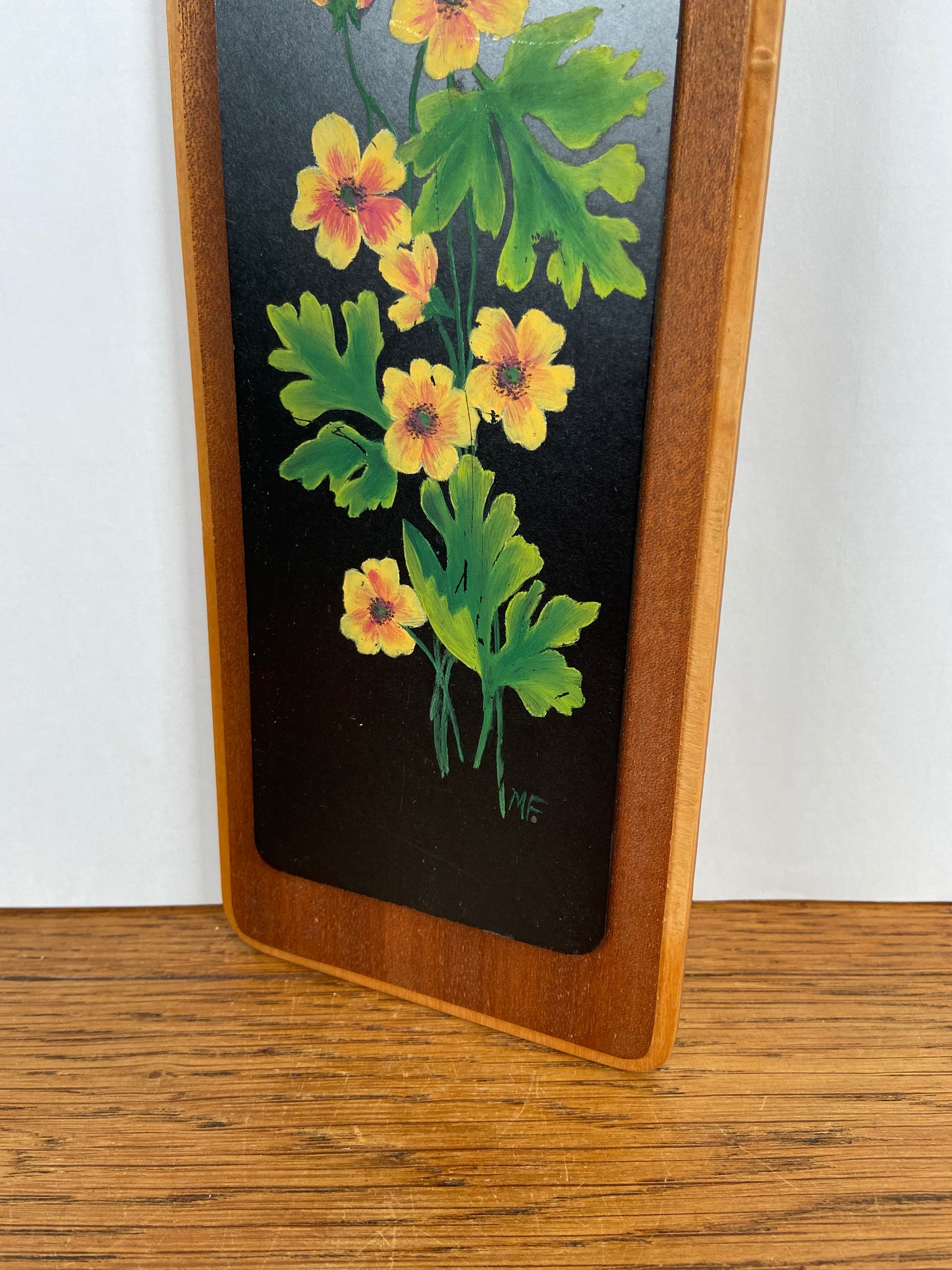 Vintage schilderij bloem