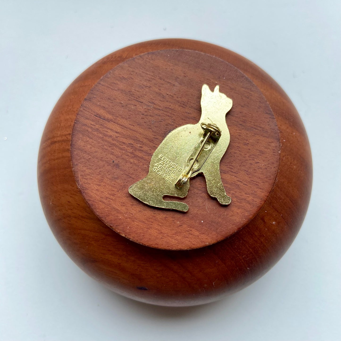 Vintage broche Abessijn