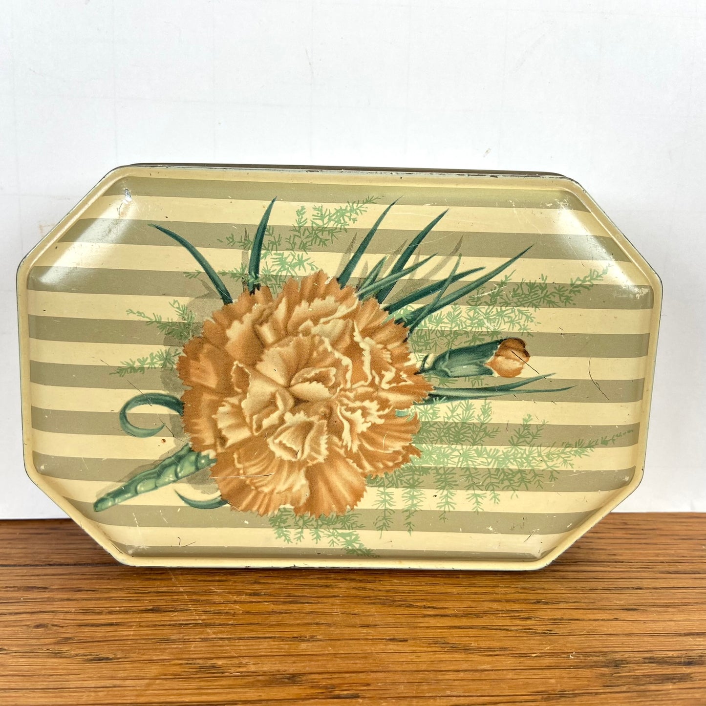 Vintage blikje anjer