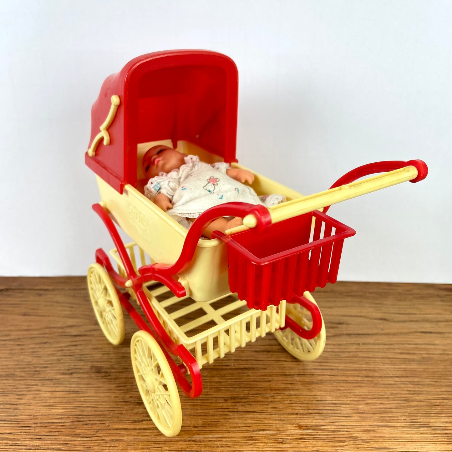 Vintage Fleur kinderwagen