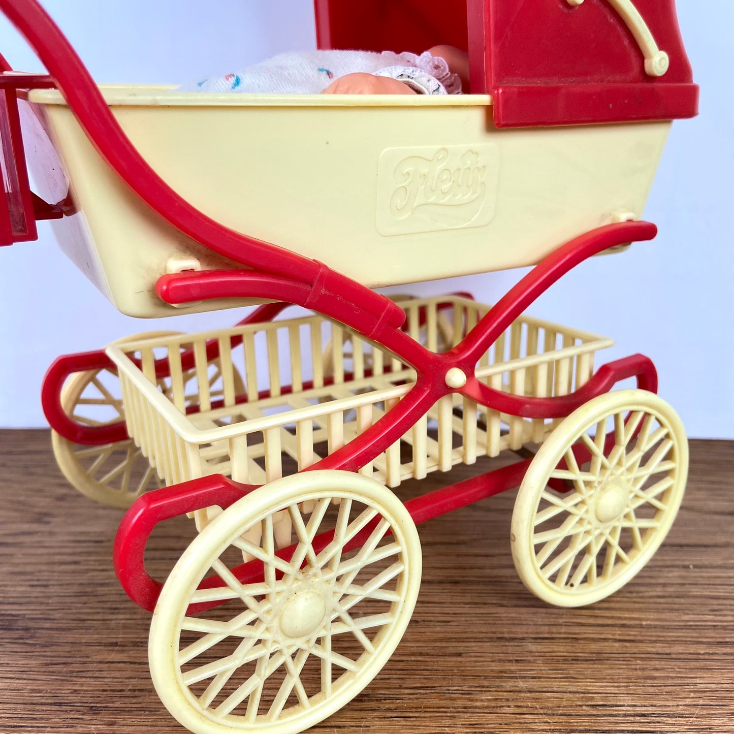 Vintage Fleur kinderwagen