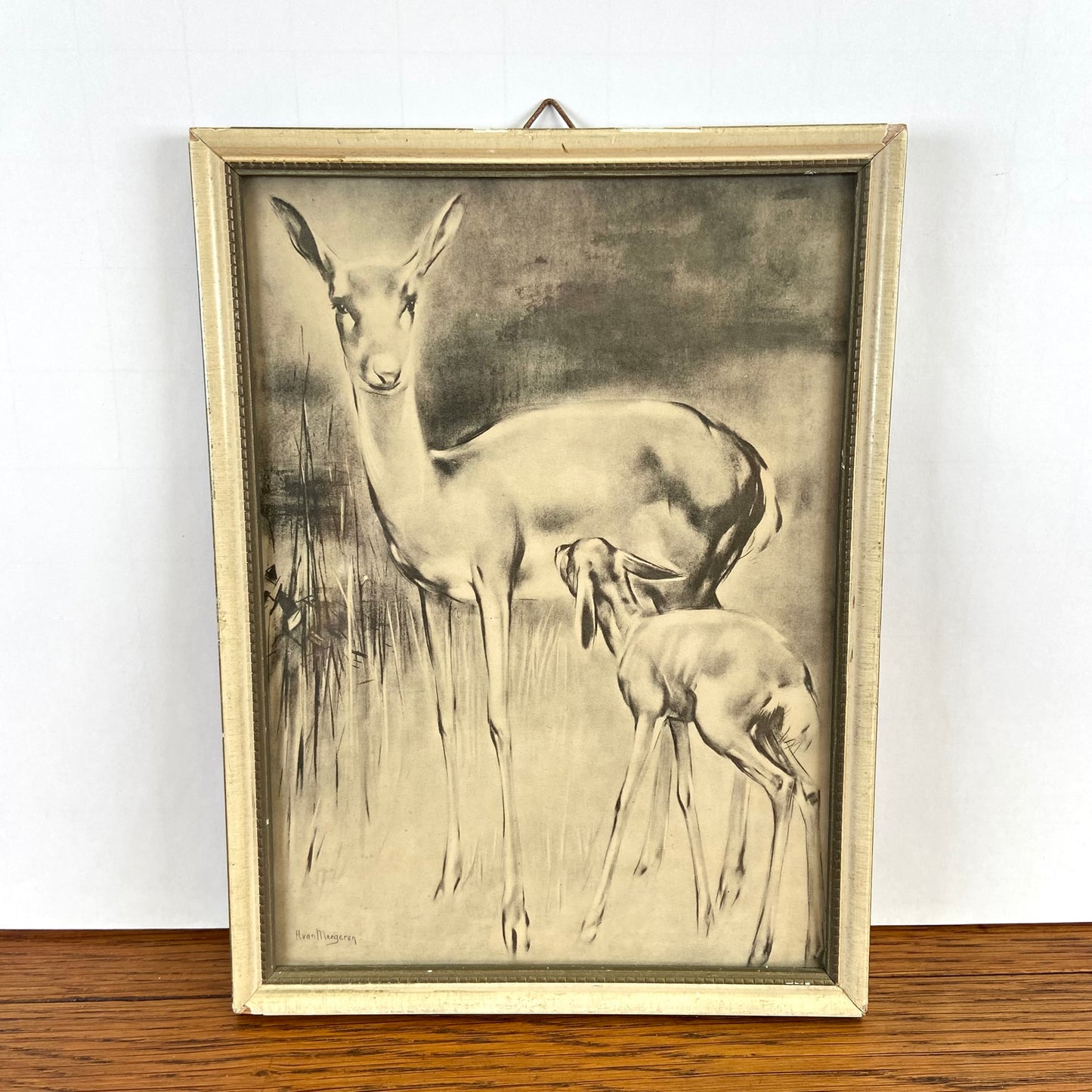 Schilderij hert H van Meegeren