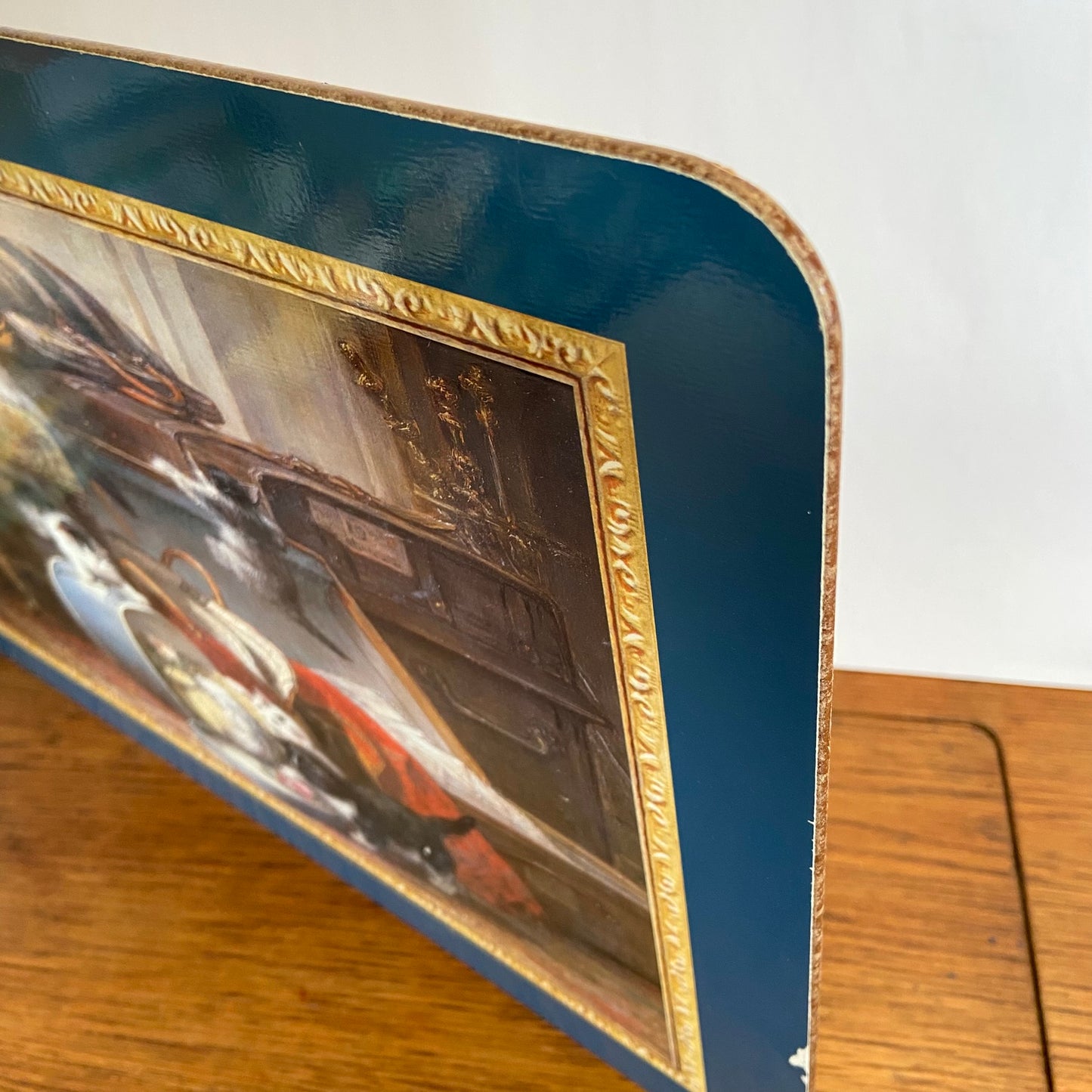 Vintage placemat spelende kittens