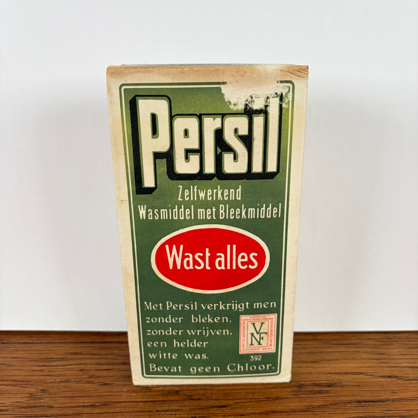 Vintage Persil wasmiddel verpakking