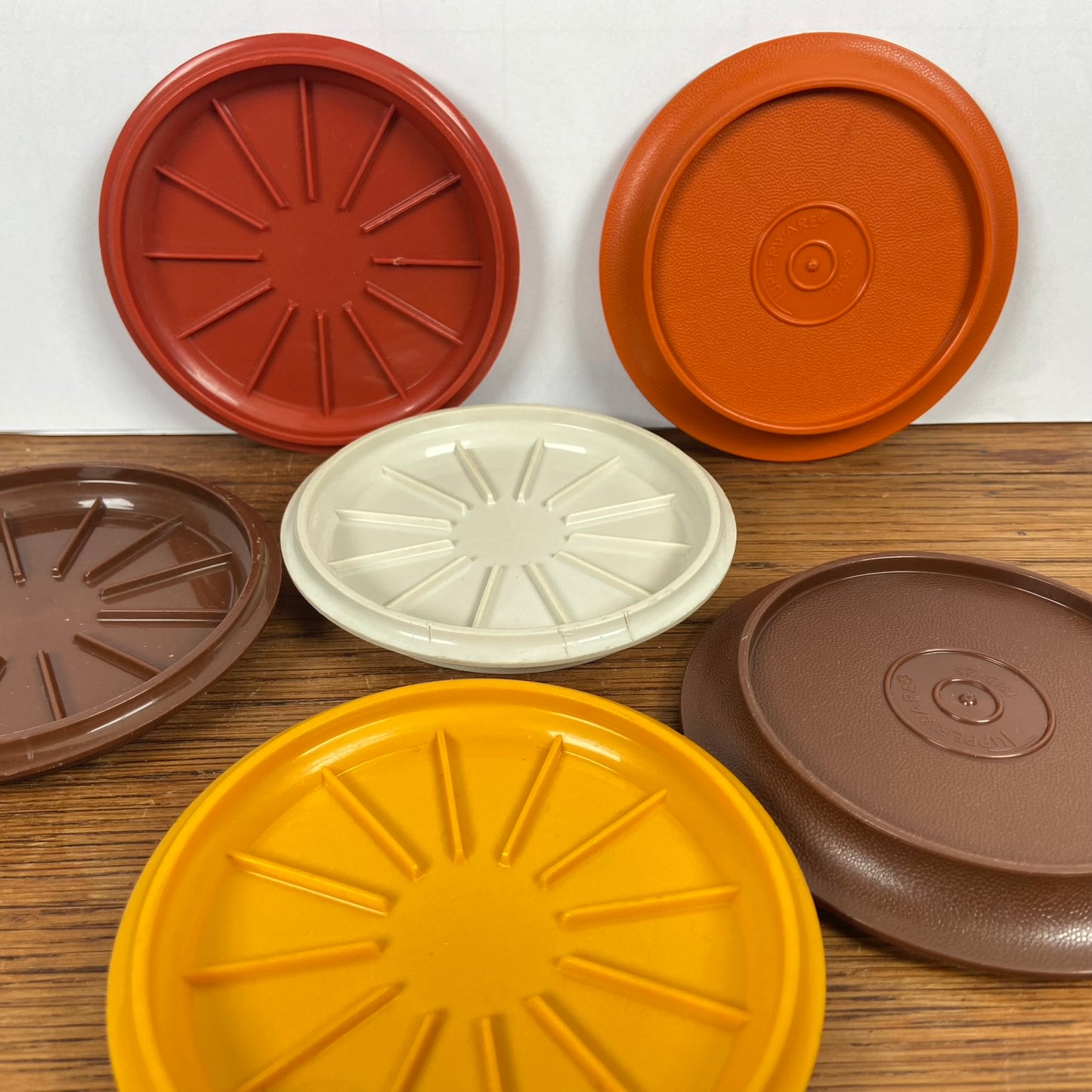 Tupperware onderzetters - deksels