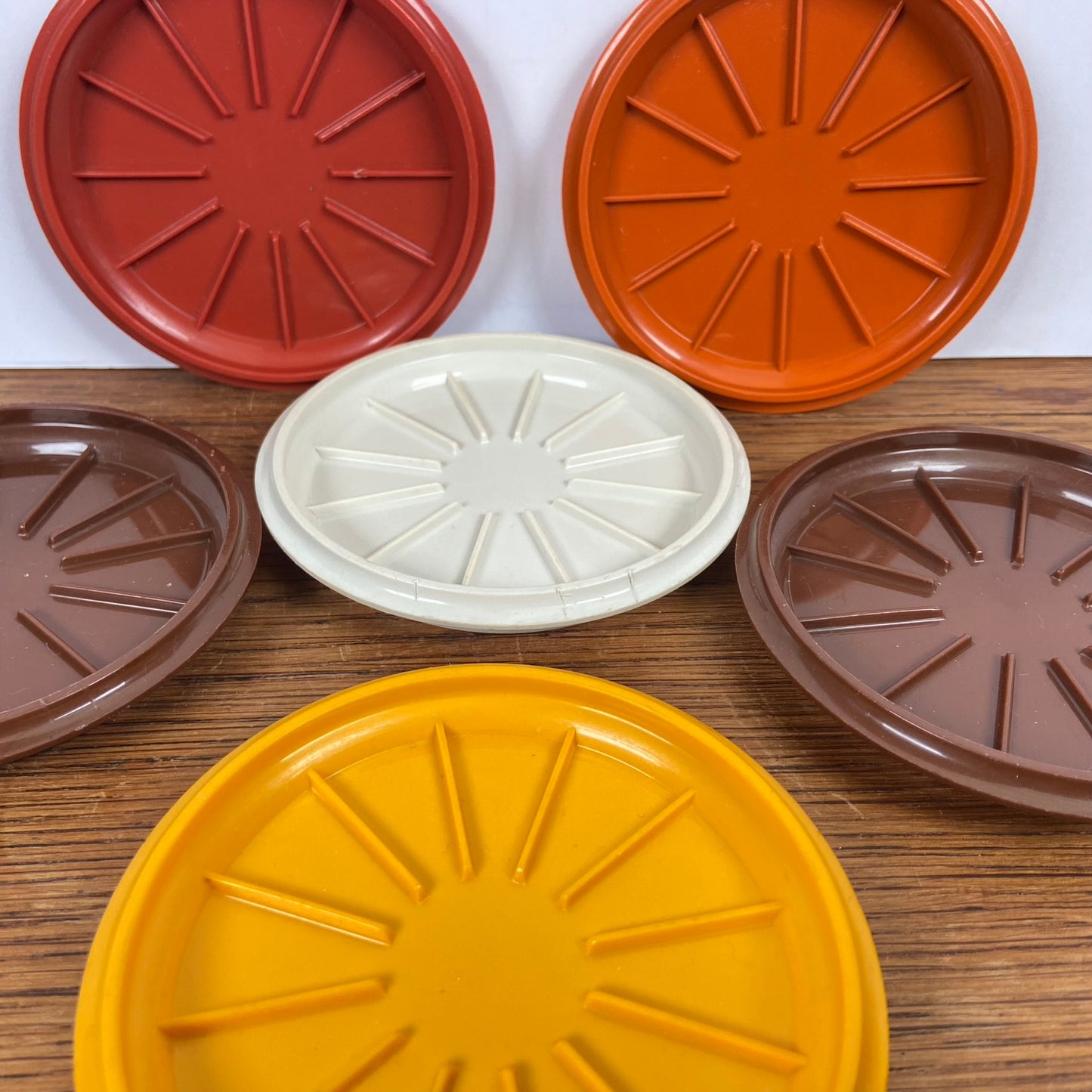 Tupperware onderzetters - deksels