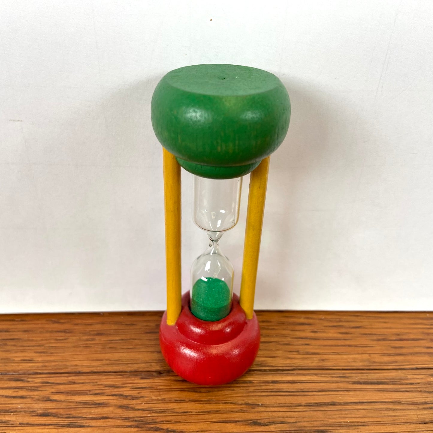 Vintage houten zandloper