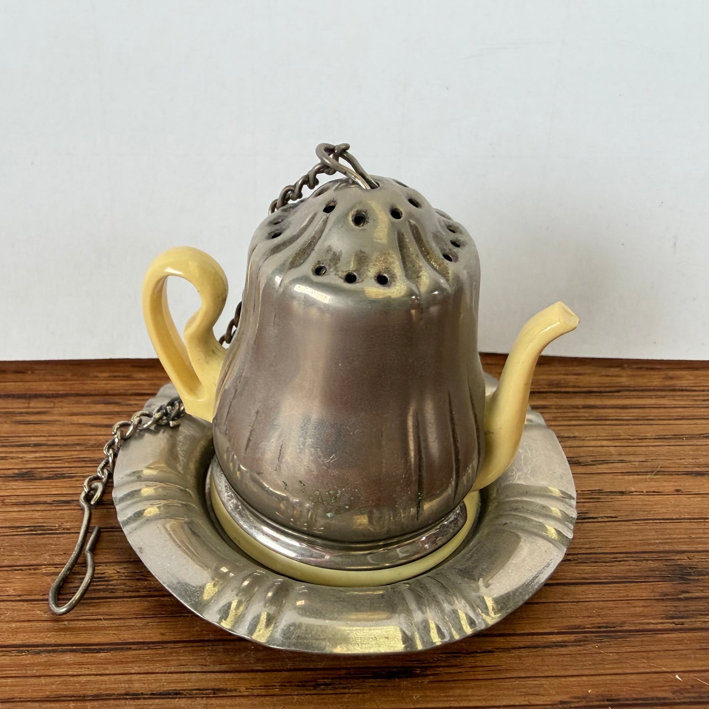 Vintage theezeefje theepot