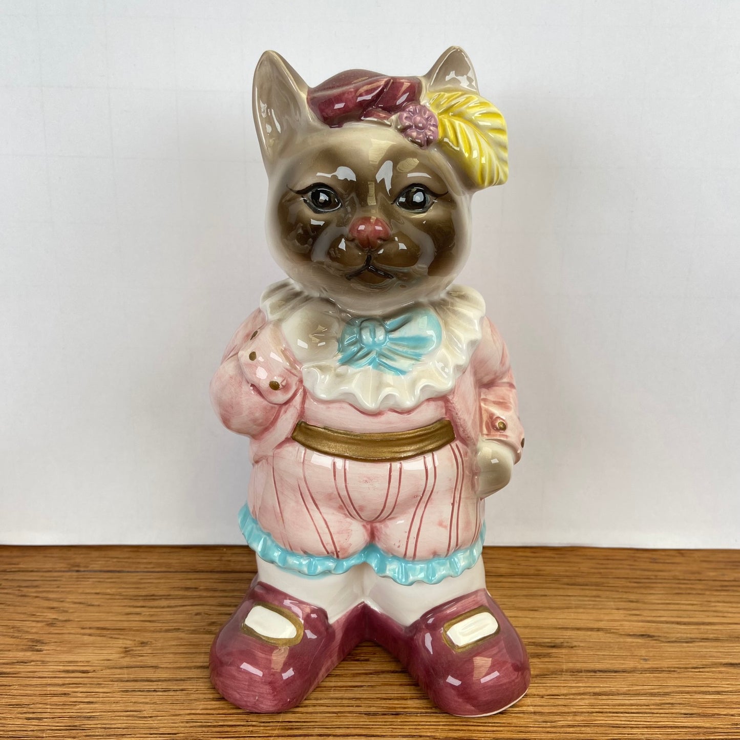 Vintage spaarpot kat