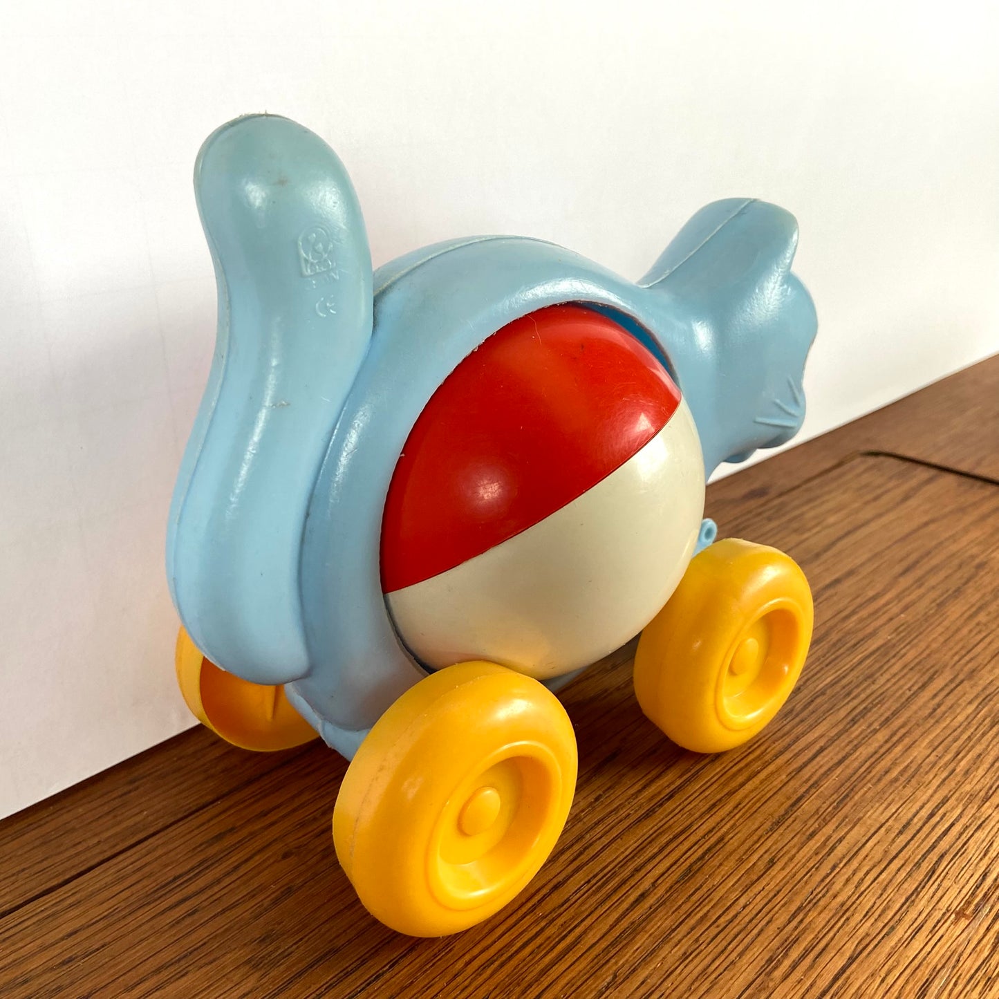 Vintage Plastic trekbeest kat