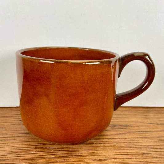 Vintage soepkom bruin