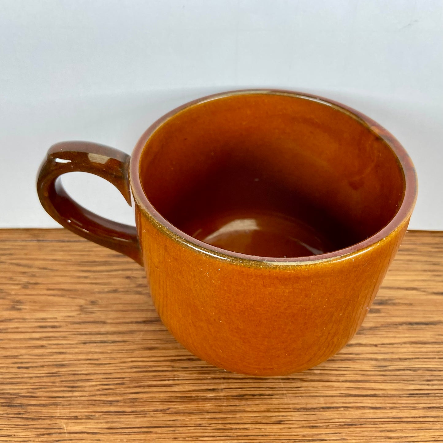 Vintage soepkom bruin